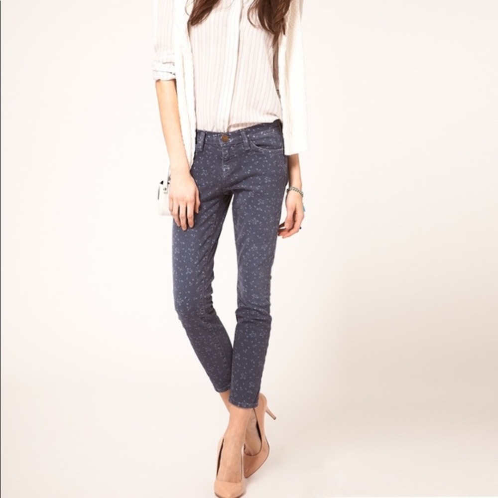 Current/Elliot The Stiletto Lake Ditsy Jeans
